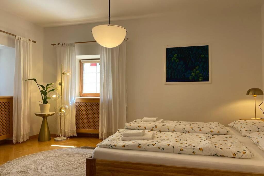 Grosse Wohnung Mit Garagenparkplatz Fie allo Sciliar Bagian luar foto