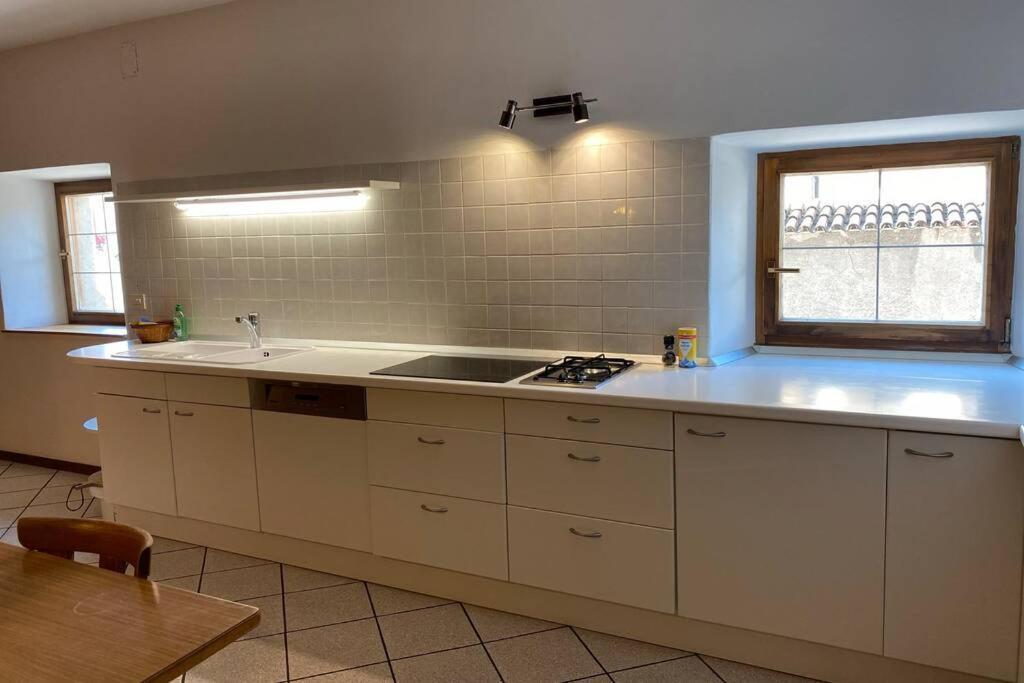 Grosse Wohnung Mit Garagenparkplatz Fie allo Sciliar Bagian luar foto