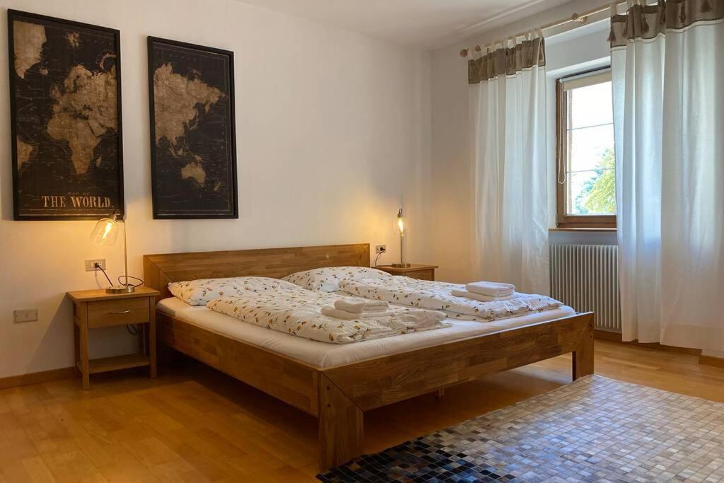 Grosse Wohnung Mit Garagenparkplatz Fie allo Sciliar Bagian luar foto